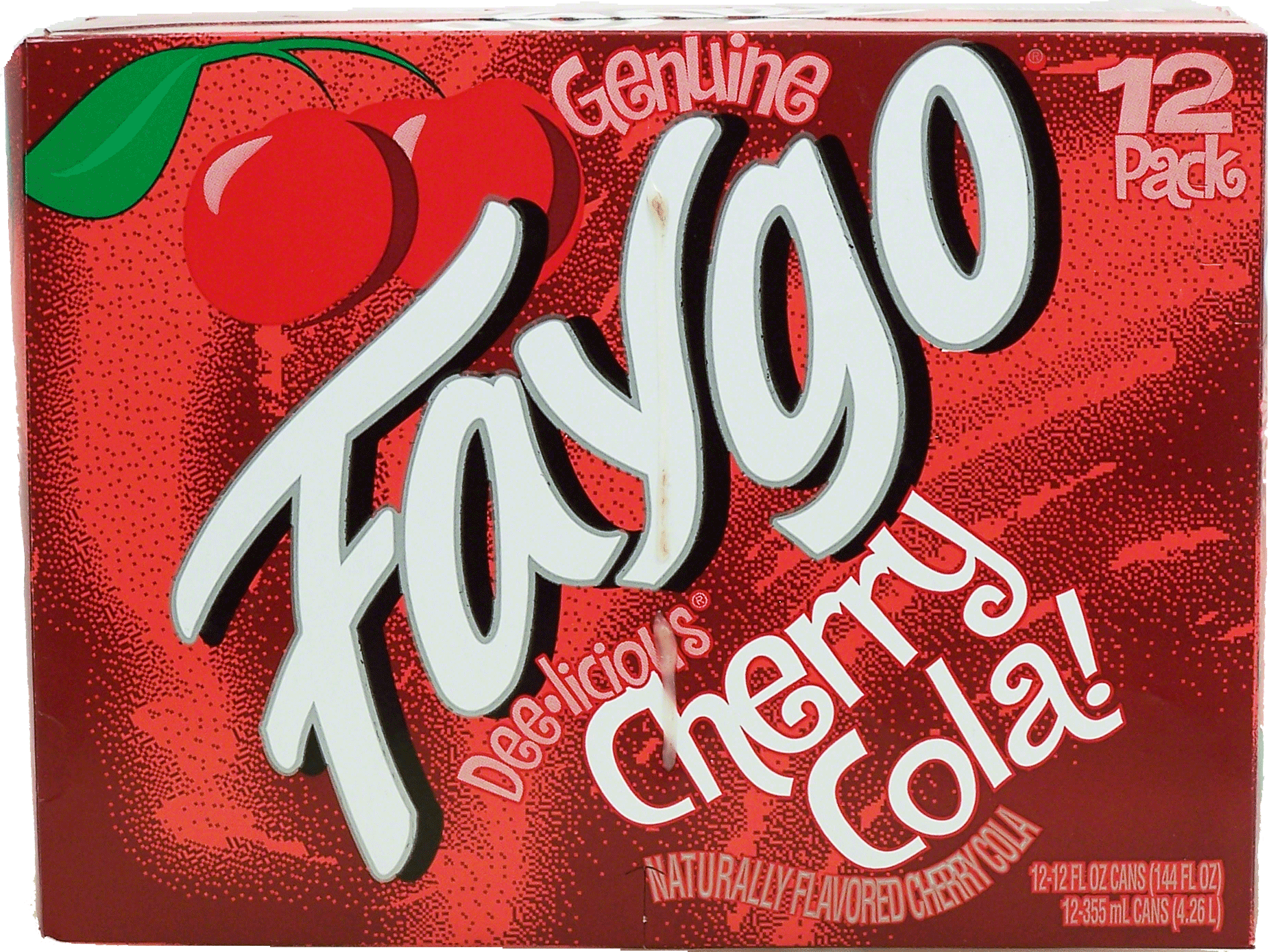 Faygo  cherry cola soda, 12-fl. oz. cans Full-Size Picture